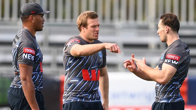 Cameron Murray training with the NSW team ahead of Game III. Credit: NRL Images.