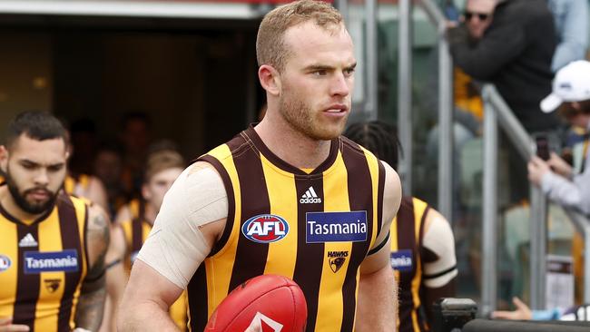 Should the Hawks consider trading Tom Mitchell? Picture: AFL Photos/Getty Images