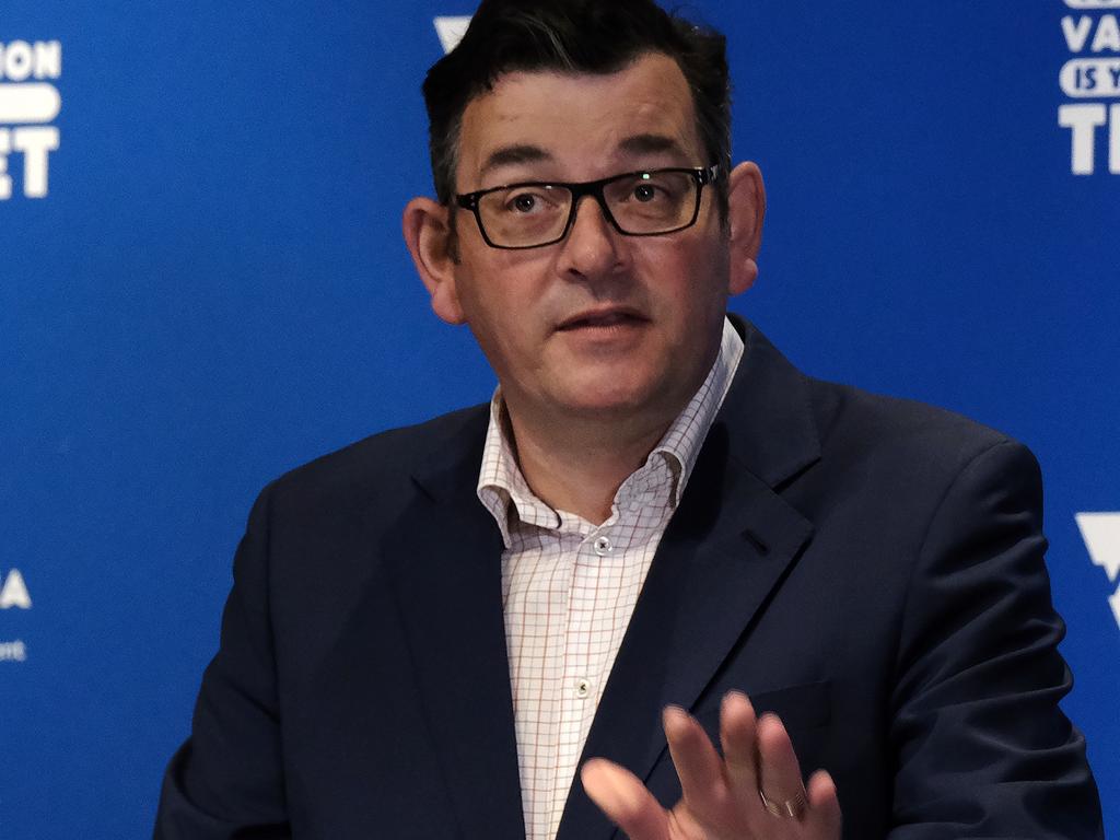 Victorian Premier Daniel Andrews says third boosters will need to be rolled out soon. Picture: NCA NewsWire/Luis Enrique Ascui