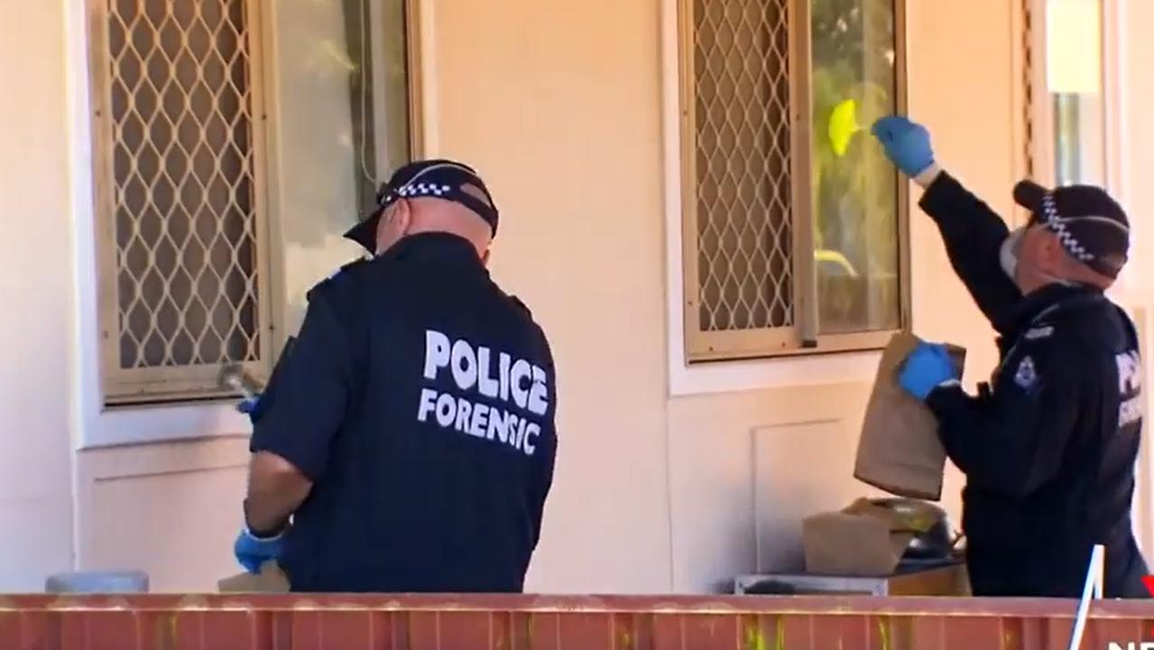 Supplied  Police search Cleo Smith's family home. Picture: 7 News