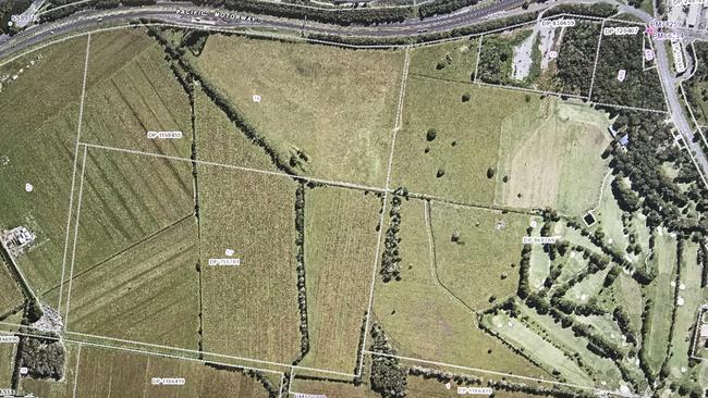 Tweed Heads Coursing Club will build a greyhound racing precinct after buying a 32ha block of land at Chinderah last month. Picture: SUPPLIED.