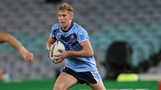 St Marys Lindsay Smith competes in the under-16s game one State of Origin vs Queensland on June 1, 2016. Picture: Robb Cox