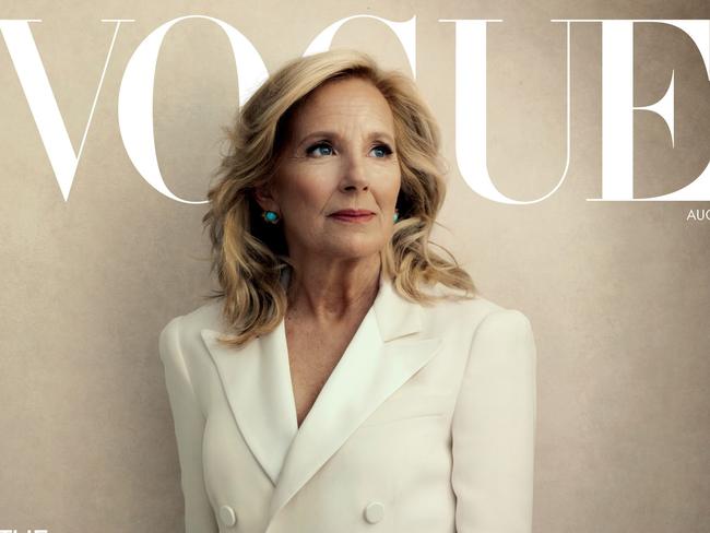 The latest issue of Vogue, with Jill Biden on the cover.
