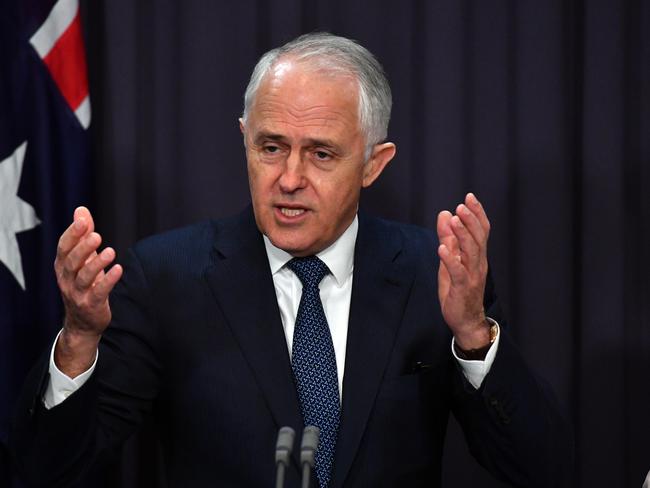 Prime Minister Malcolm Turnbull has ruled out any further action on same-sex marriage if the High Court strikes down the government’s national postal ballot. Picture: AAP