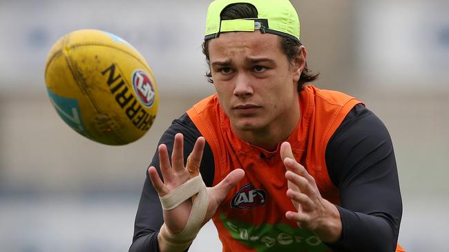 The Blues have named exciting father-son prospect Jack Silvagni in an extended squad. Picture: Wayne Ludbey