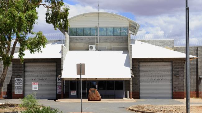 The main entrance to the Alice Springs Correctional Centre.