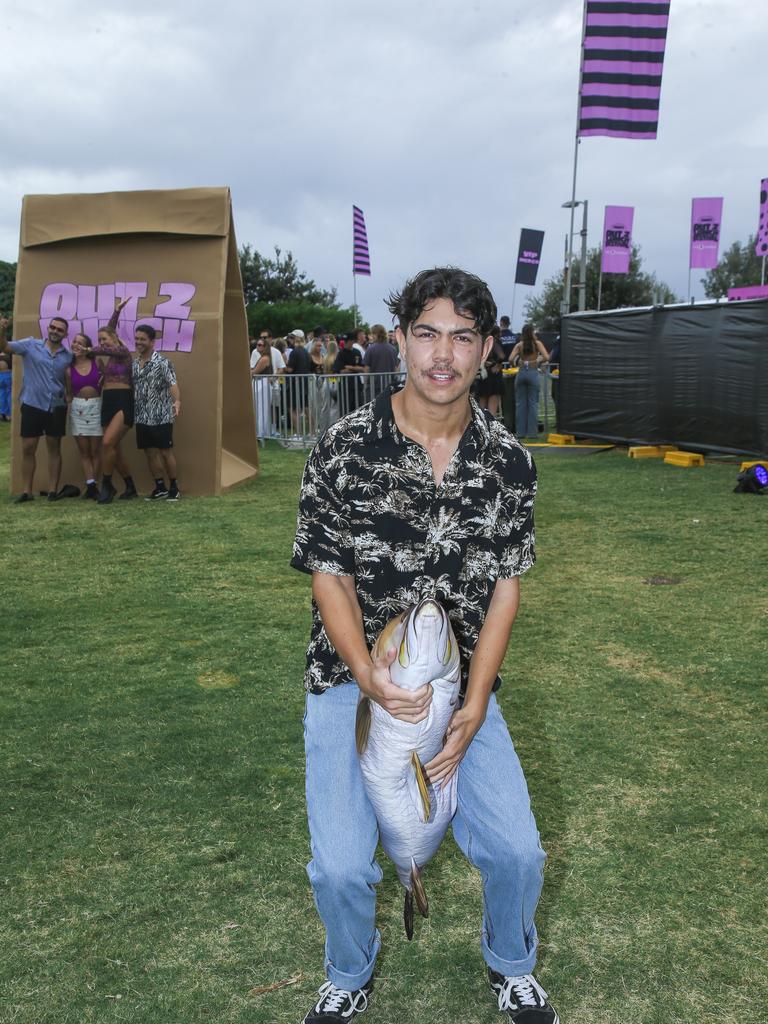 Jordan at the Out 2 Lunch festival on the Coolangatta beachfront. Picture: Glenn Campbell