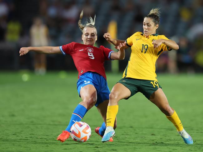 Gorry grew into the game and was able to play a big role in breaking down the Czechia side in the second half. Picture: Scott Gardiner/Getty Images