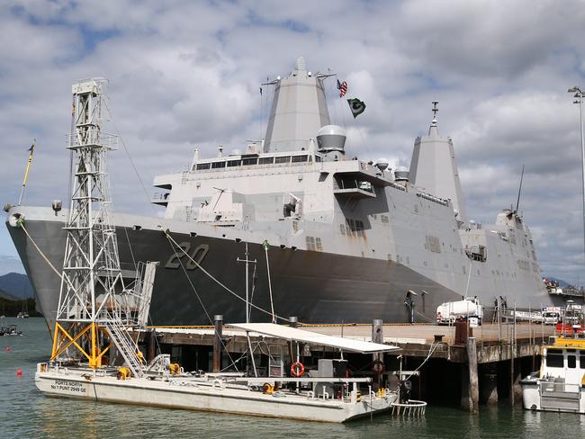 The USS Green Bay is among the US warships returning to Australia to take part in Exercise Talisman Sabre 2023. Picture: Brendan Radke