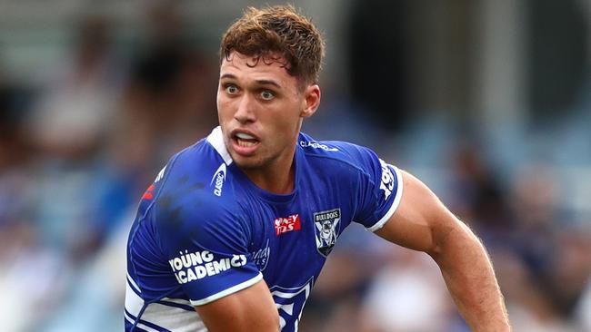 Jake Averillo is ready to prove the doubters wrong when the Bulldogs take on the Cowboys this weekend. Picture: Mark Metcalfe/Getty Images