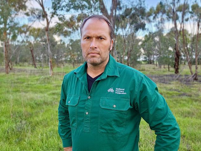 Murra Warra farmer and National Farmers’ Federation vice president David Jochinke.