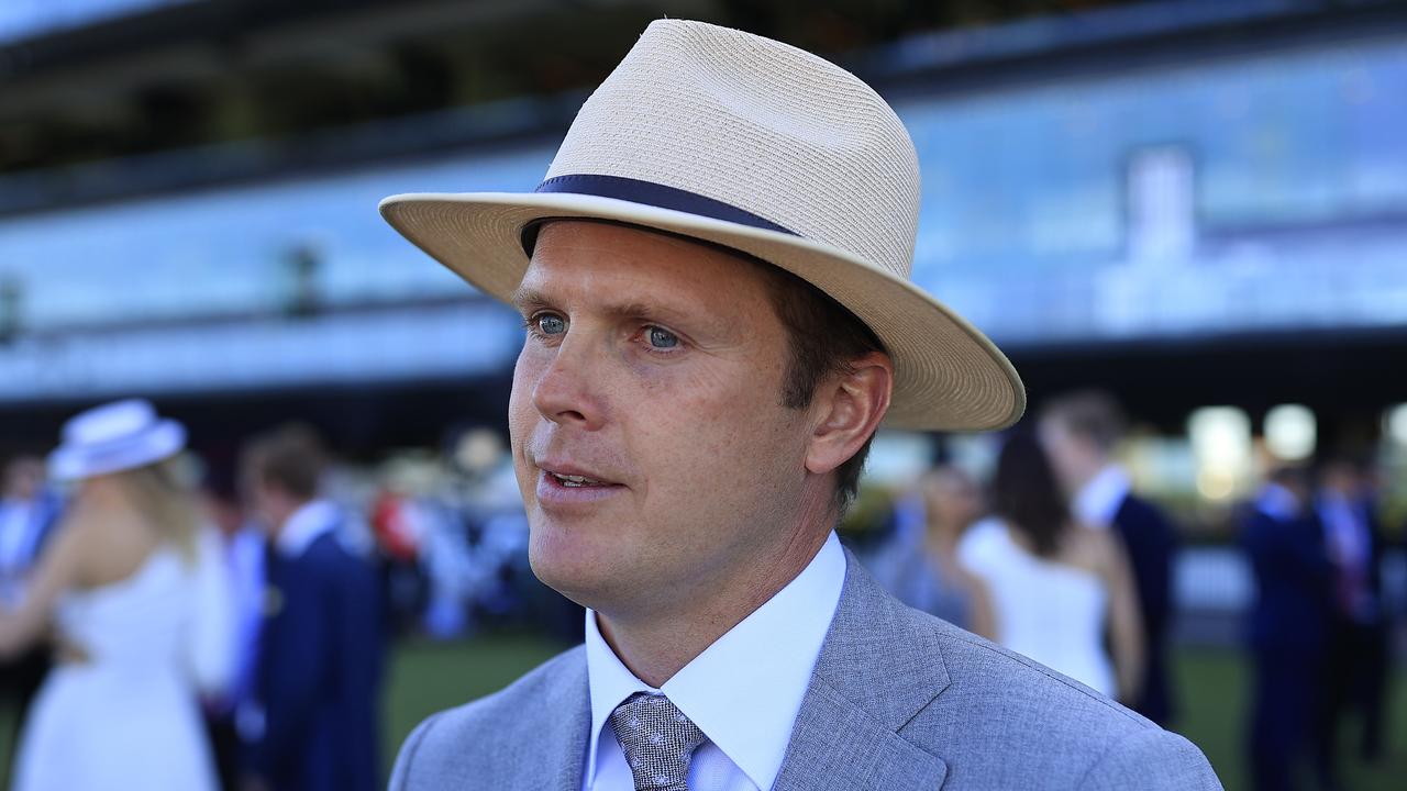 SYDNEY, AUSTRALIA - APRIL 10: Edward Cummings looks on after winning race 4 the TAB Adrian Knox Stakes with Duais during The Championships at Royal Randwick Racecourse on April 10, 2021 in Sydney, Australia. (Photo by Mark Evans/Getty Images)