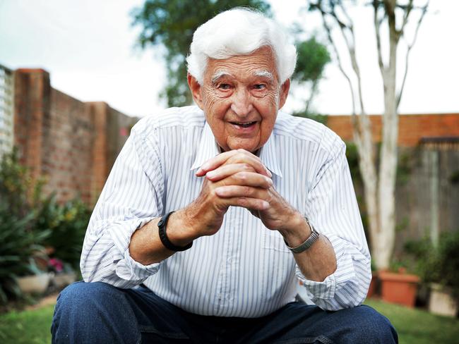 Ted Mack pictured at his home in Naremburn. Picture: Richard Dobson