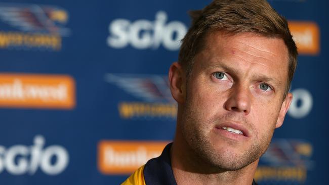 Eagles assistant coach Sam Mitchell is planning to return to Melbourne. Picutre: Getty Images