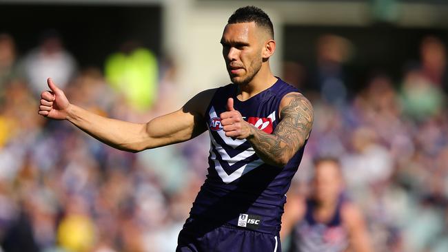 Harley Bennell finally made his Fremantle debut late in 2017.