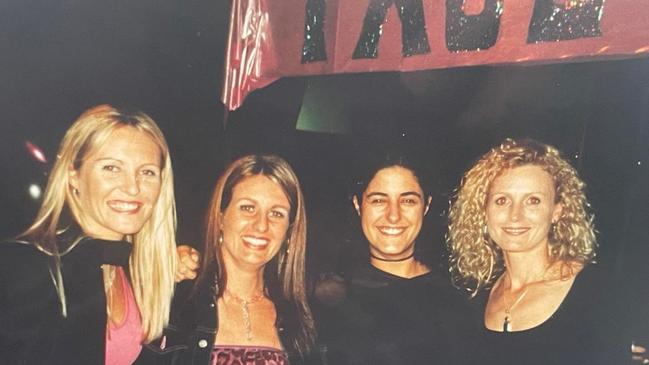 Lisa Sandher, Renae Anderson, Francoise Dahan and Penny Morse in Bali on their 30th birthday girls trip. Picture: Supplied