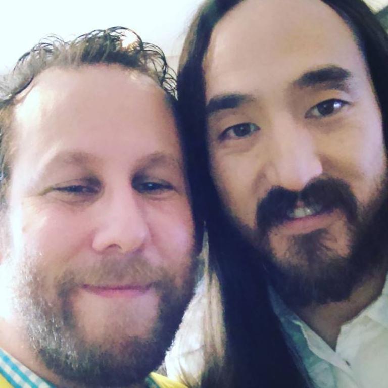 The 2016 ARIA Awards via social media ... Ben Lee with Steve Oaki, "Old school buddies." Picture: Instagram