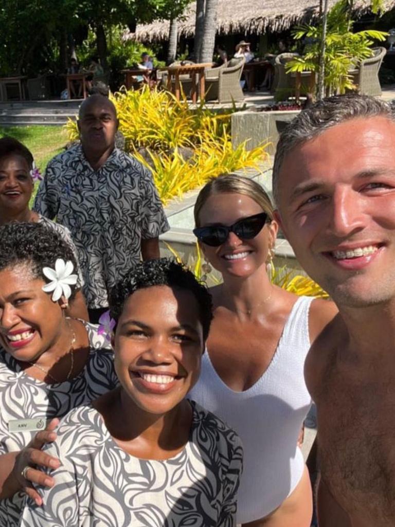 Lucy Graham and Sam Burgess had a memorable getaway. Picture: Instagram