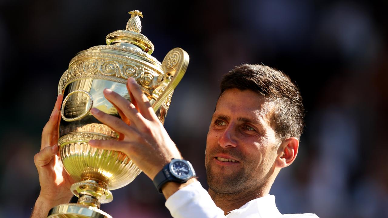 Djokovic got back on track. Photo by Clive Brunskill/Getty Images