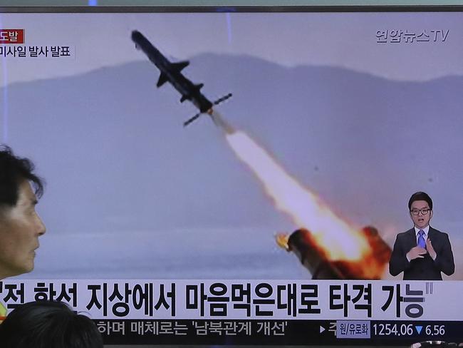 North Korea has been reprimanded on its repeated missile tests. Picture: AP