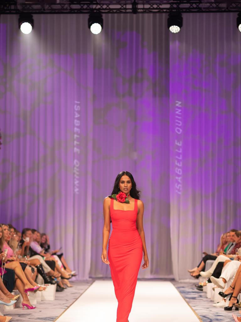 Esha Avantha Naidoo at Fuelled by Fashion Porsche luncheon at the Langham Hotel Gold Coast. Photo: Celeste Humphrey