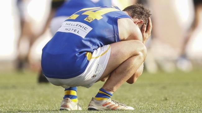 Willie Wheeler can't believe his late miss. Picture: Getty Images