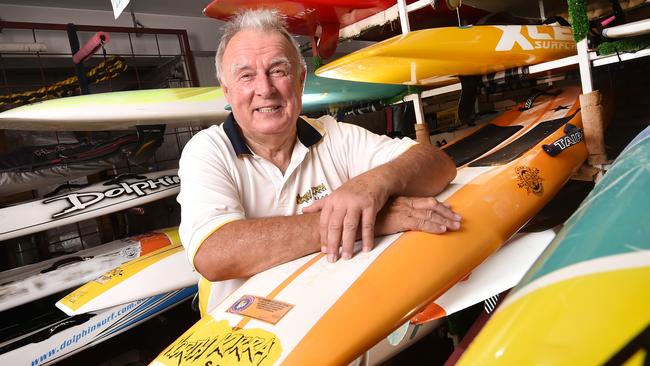 Joe Nowak at his beloved North Kirra SLSC. Picture: Nigel Hallett