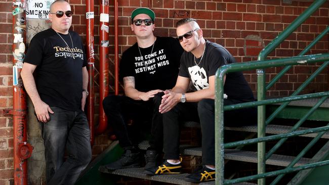 Swoon worthy ... Hilltop Hoods reveal their romantic side with songs like Won’t Let You Down. Picture: Calum Robertson