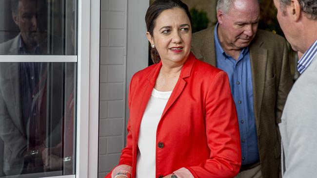 Premier Annastacia Palaszczuk at the The Star Gold Coast Casino during the Queensland Election campaign last Sunday. Picture: Jerad Williams