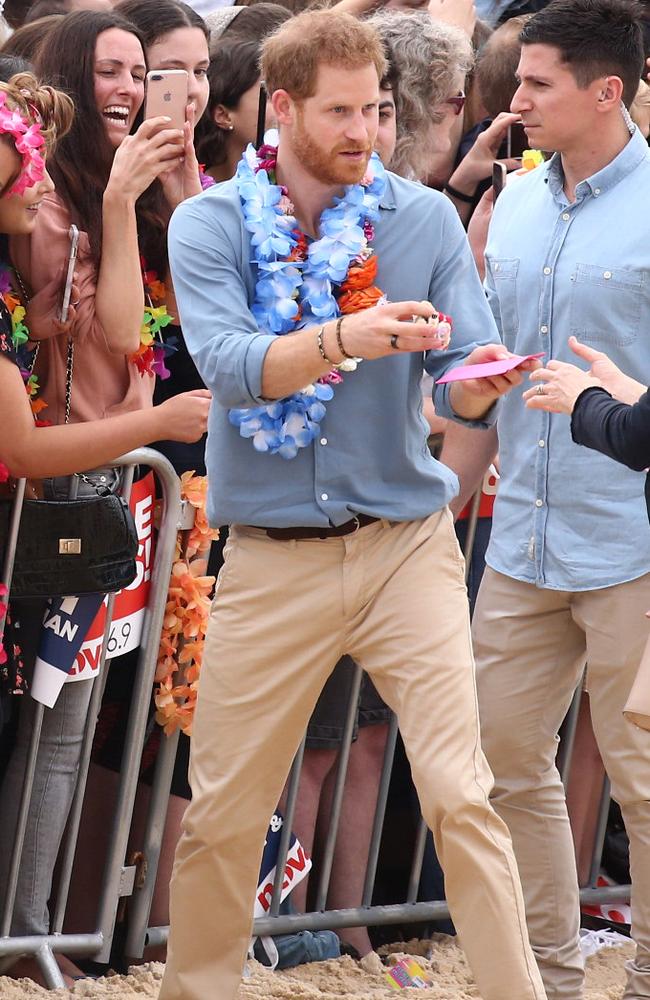 Prince Harry and Meghan’s royal tour of Australia - Day 4. Picture: Matrix