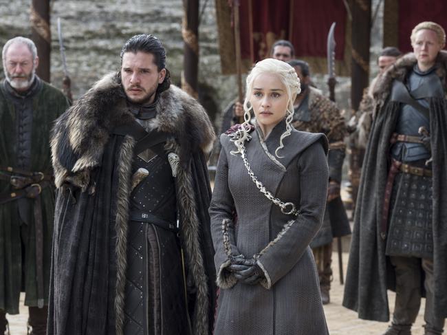 The final season of Game Of Thrones, starring Kit Harington and Emilia Clarke, will finally air this year. Picture: HBO