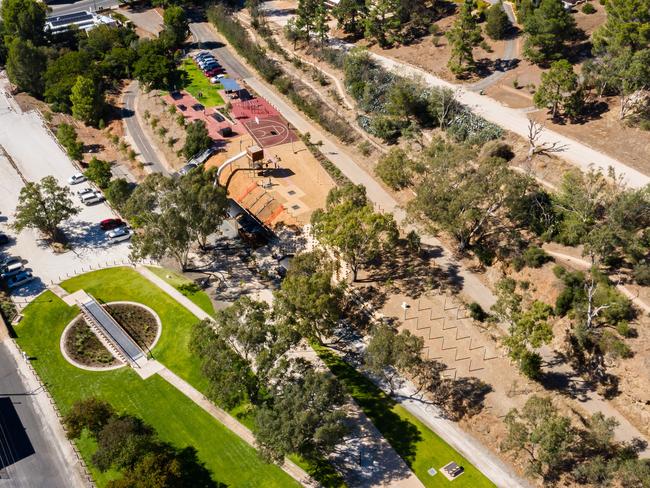 An aerial shot of the Barossa Adventure Park. Picture supplied