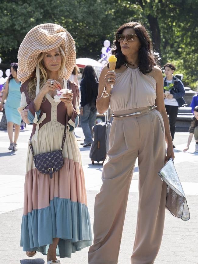 She was one of a handful of new characters, including Seema (played by Sarita Choudhury. Picture: Craig Blankenhorn/HBO via AP