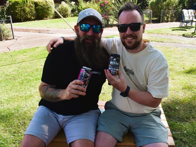 The Gippsland Beer Fest in Tinamba on Saturday, November 16, 2024: Ben Lawrence and Hume. Picture: Jack Colantuono