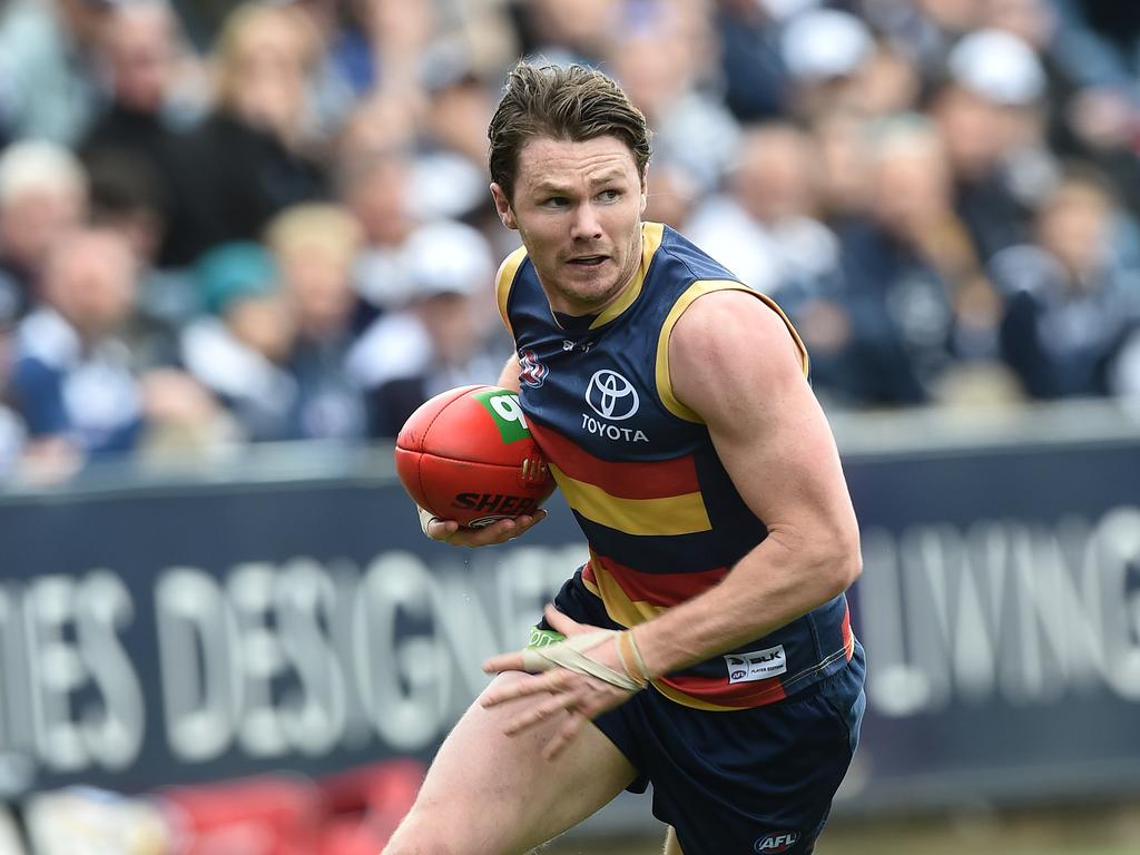 Dangerfield spent eight seasons with the Crows. (AAP Image/Julian Smith)