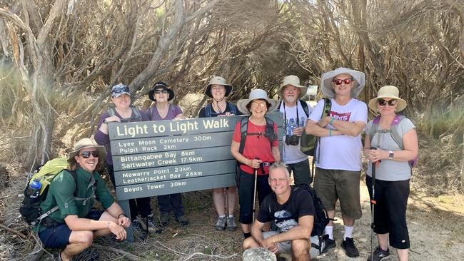 "I certainly don’t think taking that massive leap and putting in a small village into two locations on the walk is necessary," Sapphire Coast Touring guide and owner Cam Read, left, said, as plans for new huts to placed in Ben Boyd National Park take place.