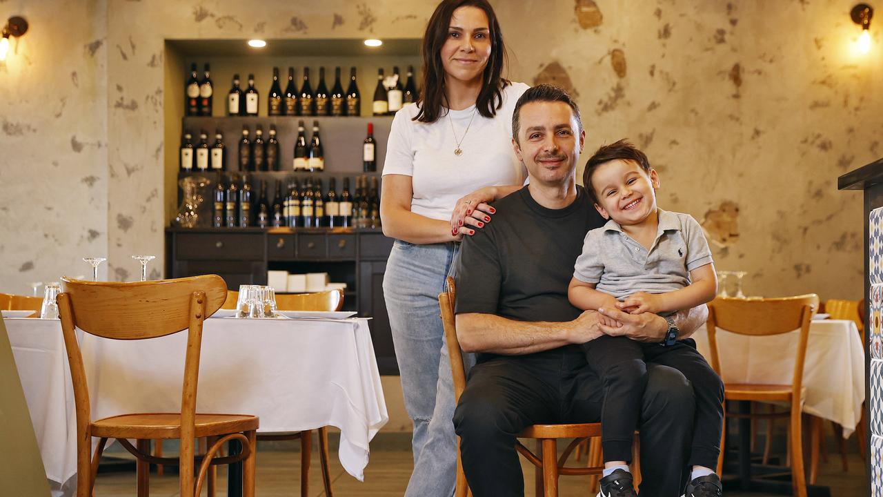 Little Sicily owner Giovanni Totaro with wife Sandra and son Luca. Totaro says Norton St has lost its vibe.