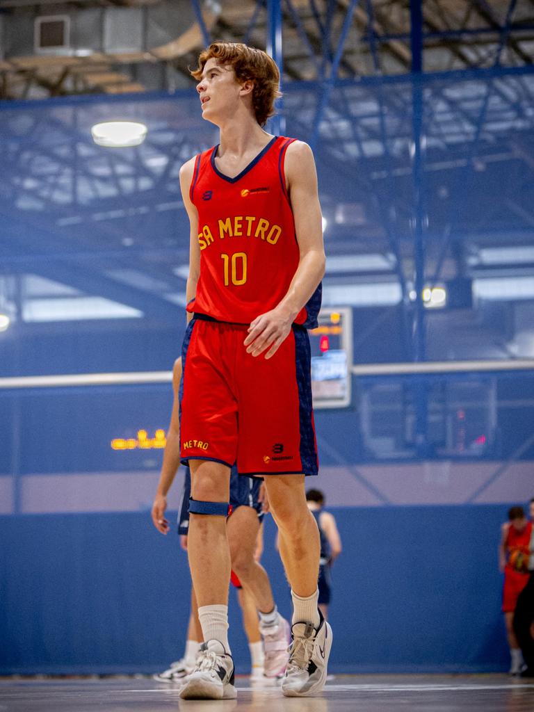 South Australian basketballer Patrick D'Arcy has started the Under-20 National Championships on a high note. Picture: Taylor Earnshaw