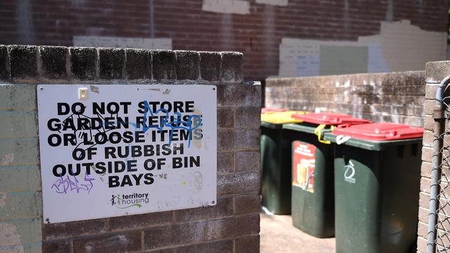 The bin bay, where people sometimes defacate and have sex. PICTURE: Justin Kennedy