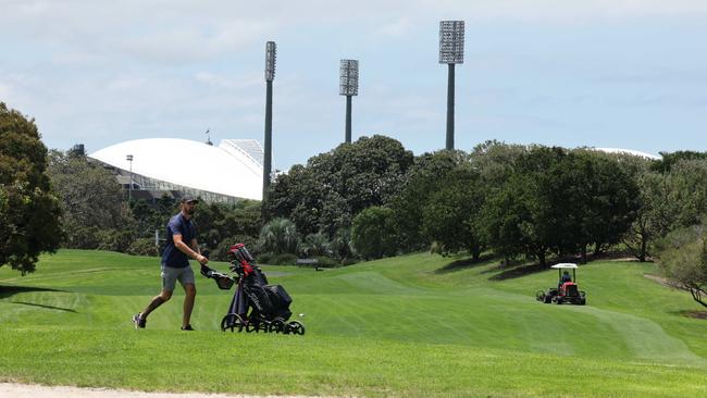 The course is right next to the SCG and Allianz Stadium. Picture: Rohan Kelly