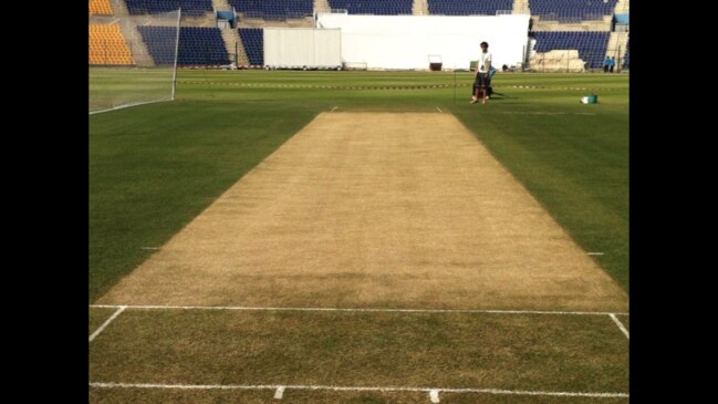 Dry as the desert: The corresponding pitch four years ago. Picture: Ben Horne