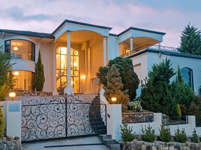 The luxury home in Nicholas Drive, Sandy Bay. Picture: SUPPLIED.