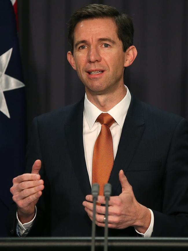 Education Minister Simon Birmingham says the program is vital in supporting children to take full advantage of globalisation. Picture: Kym Smith