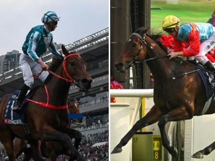 Romantic Warrior and Ka Ying Rising. Pictures: Vince Caligiuri/Getty Images