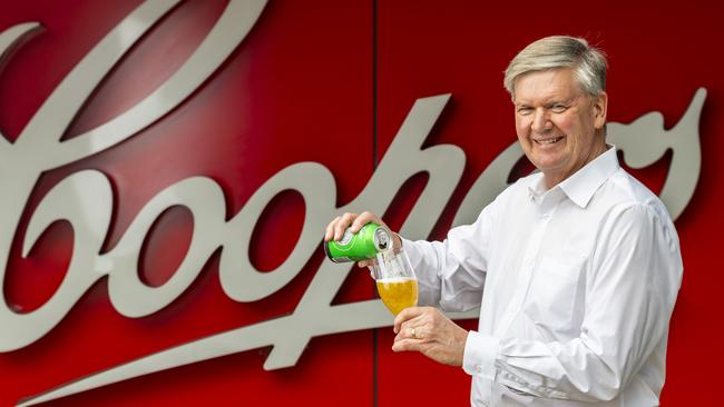 Dr Tim Cooper at the company’s Regency Park brewery in South Australia.