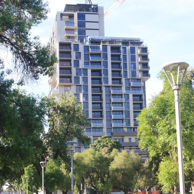 The Bohem apartments on Whitmore Square. Picture: Eugene Boisvert