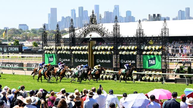 Melbourne Cup Day at Flemington Racecourse is watched by milllions around the country. Picture: Getty