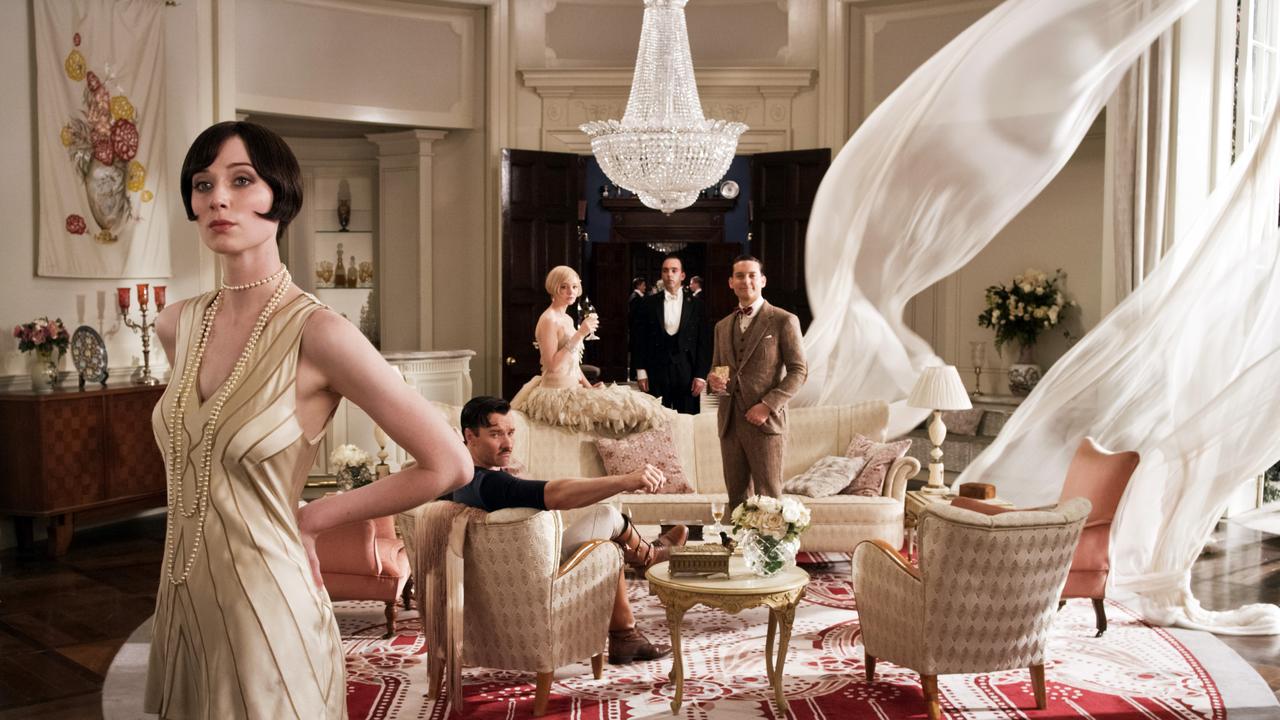 Elizabeth Debicki as Jordan Baker, left, in a scene from The Great Gatsby. Picture: AP Photo.