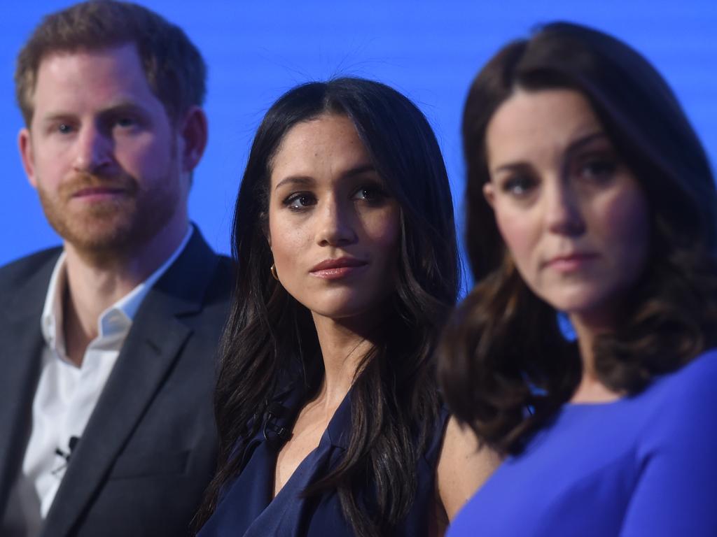 Harry’s overprotectiveness of Meghan has worsened the rift. Picture: Getty