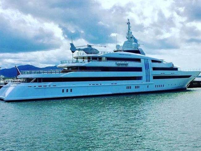 Mr Würth's superyacht, Vibrant Curiosity